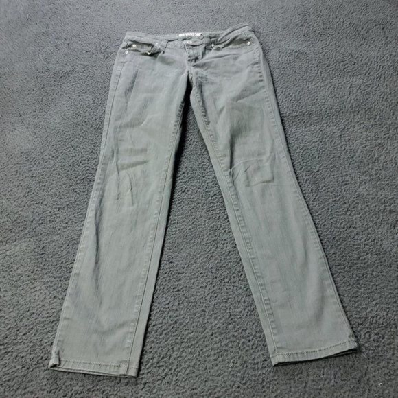 CIELO Jeans Womens Juniors Size 13 31x31 Gray Cotton Spandex - Picture 1 of 9